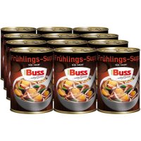 독일 부스 Buss chinesischer 파인애플 야채 새콤달콤 중국식 야채 스프 통조림 12캔x400g