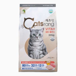 캐츠랑 20kg 캣츠랑 전연령 대용량 길냥이 길고양이 사료 고양이 밥