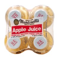 사과주스 Martinellis 마르티넬리 골드 메달 100 사과 주스 유리병 296 ml 4병 Gold Medal Apple Juice in Glass Bottle Pack of