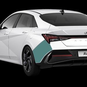 더뉴 아반떼 CN7 페이스리프트 리어 범퍼 PPF 보호필름