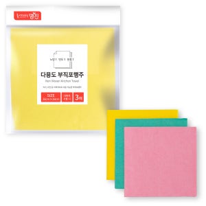 명진 부직포 행주 3매 5개 주방용품