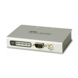 ATEN(에이텐) UC2324 4-포트 USB-to-Serial 허브