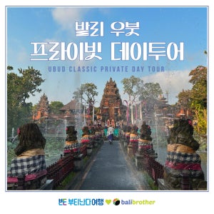 [발리] 우붓 시내 단독투어 - 왕궁 시장 몽키포레스트 한국어 가이드 전용차량 점심포함