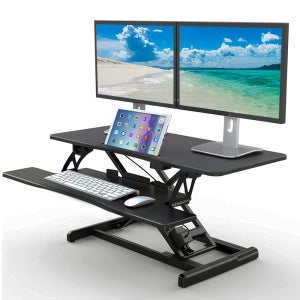 듀얼 전동 스탠딩데스크 높이조절 모션데스크 서서일하는 전동책상 WS-EV950D