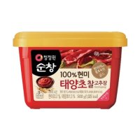 청정원 순창 100%현미 태양초찰고추장 500g