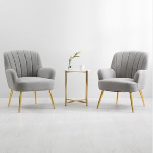 인테리어 모던 홈카페 패브릭 골드 다이닝 거실 1인 2인 누리소파