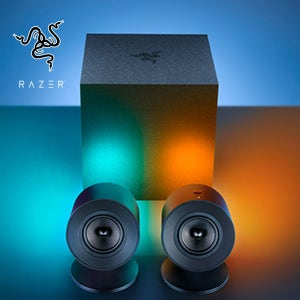 [레이저코리아] 레이저 놈모 V2 Chroma 게이밍 스피커 (유선 서브우퍼)