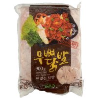 초원 무뼈닭발 900g 닭 냉동 포장육 가정용 업소용