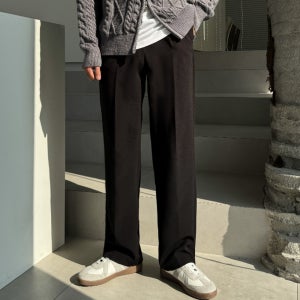 남자 알레 봄 가을 사계절 링클프리 스판 와이드 슬랙스 빅사이즈