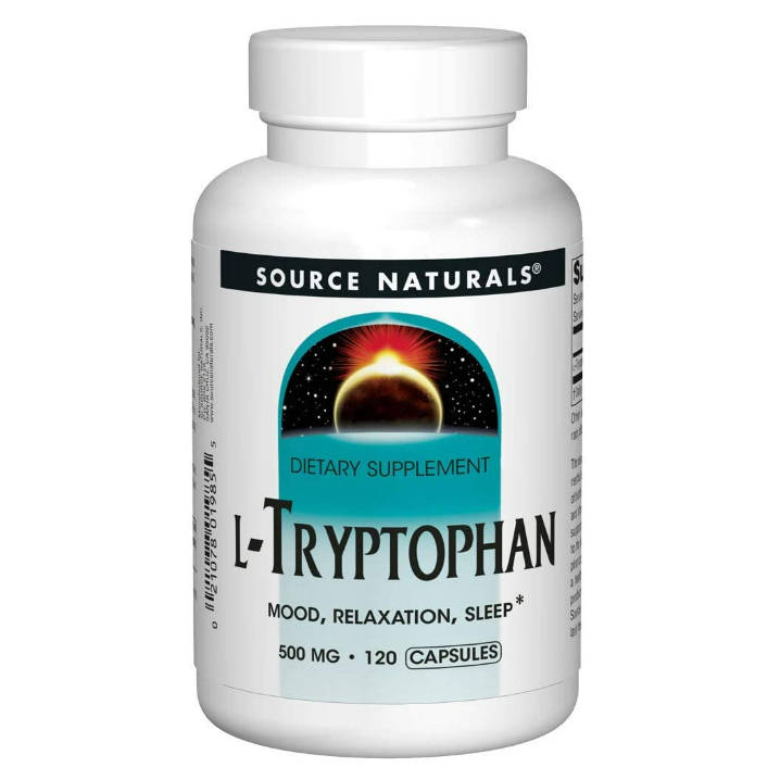 소스네츄럴 트립토판 500mg 120캡슐 <b>릴렉스 슬립</b>