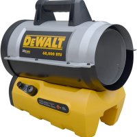 DeWALT 드월트 DXH70CFAV 68 000BTU 무선 강제 공기 프로판 히터