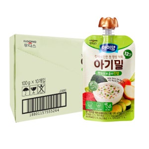 아이얌 아기밀 한우브로콜리 진밥 100g 10입