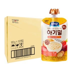 아이얌 아기밀 닭감자고구마 진밥 100g 10입