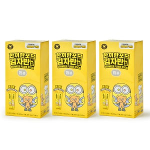 [만전김] 미니언즈 한끼한포 스틱 김자반 10g x 15봉 150g, 3개