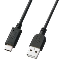 산와서플라이 KU-CA05K USB2.0 CM-AM 케이블 0.5m