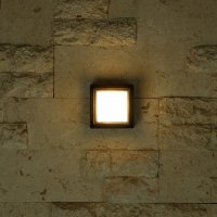 [유라이트] 돌핀 사각 LED 벽등 5W / 3000K