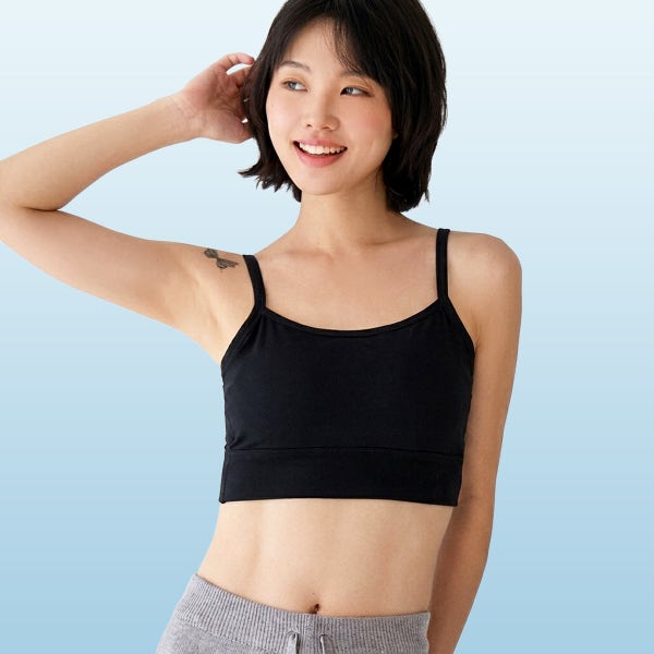[컴포트랩] 에르고핏 코튼 크롭 나시탑