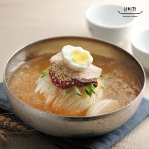고급밀가루 시원한 육수 선비찬 밀면 10인분 (밀면사리 2Kg + 밀면육수 10봉 또는 비빔장 택일)