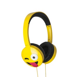 유아용 어린이 유선 헤드폰 자모지 3.5mm (청력 보호) 윙크