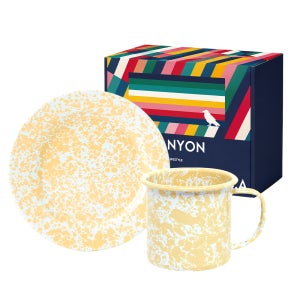 [공식/당일배송]크로우캐년 마블 비기너 선물세트 12color (머그+플레이트)(선물세트, 집들이선물, 신혼부부선물)