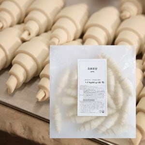 삼양사 RTP 크로와상 냉동생지 크로플 60g, 100개입, 1개