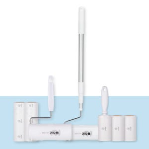 리모롤 국산 돌돌이 테이프클리너 리필+핸들 세트구성