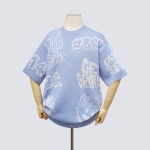 2023S/s Baron - 프리미엄 퀄리티 - 린넨 전판낙서 니트