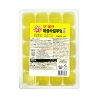 오뚜기(냉장) 애플라임푸딩1kg (아이스박스포장)