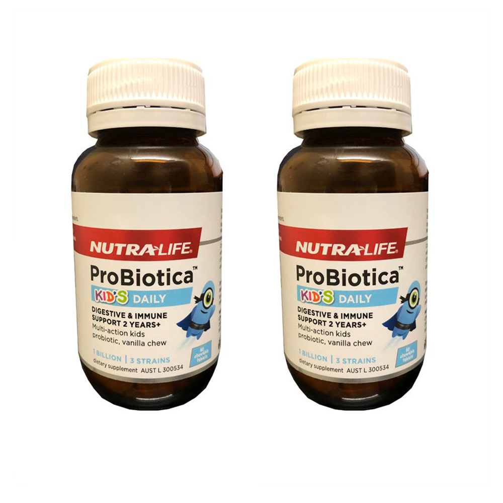 NUTRALIFE CHILDREN P3 CHEW PROBIOTICA <b>뉴트라</b>라이프 칠드런 P3 츄어블 프로바이오티카 60정 2팩