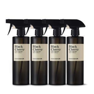[2+2] 코코도르 2L 대용량 섬유탈취제 500ml 4개 l 룸스프레이 침구 정전기방지 블랙체리