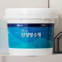 KCC숲으로 탄성방수재 플러스 16kg DIY 셀프방수 옥상방수 수성방수재 친환경