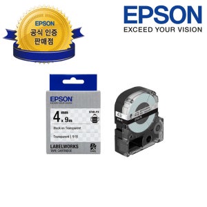 엡손 정품 라벨테이프 ST4K-PX 카트리지 투명 라벨지 네임택 네임스티커