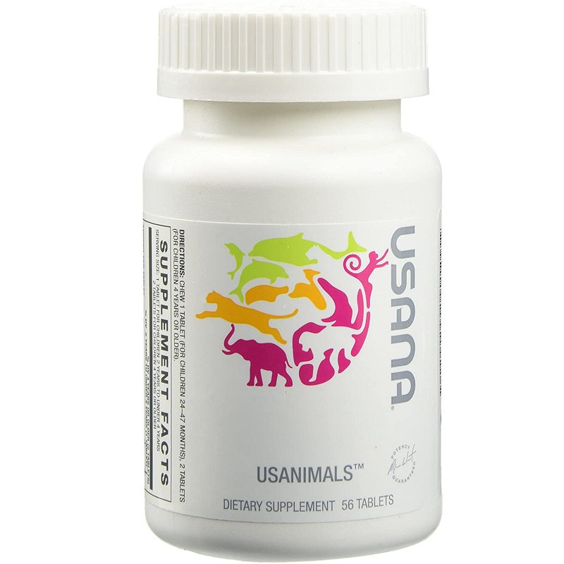 <b>유사나</b> <b>USANA</b> 유사니멀즈 <b>키즈</b> 멀티비타민 56정 <b>어린이</b> 영양제