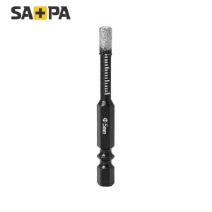 사파 다이아몬드 홀소 육각 건식드릴비트 전문가용 유리 타일 대리석 화강암 타공 5mm