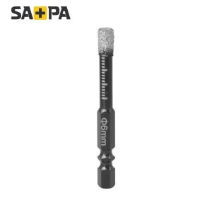 사파 다이아몬드 홀소 육각 건식드릴비트 전문가용 유리 타일 대리석 화강암 타공 6mm