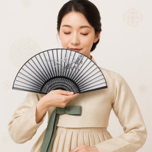 디데이원 여름 접이식부채 판촉 단체선물용 어르신 전통 대나무부채