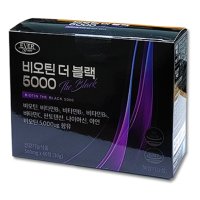 비오틴 더 블랙 5000 500mg x 60정(2개월분) 15곡 곡류효소, 비오틴 ,아연