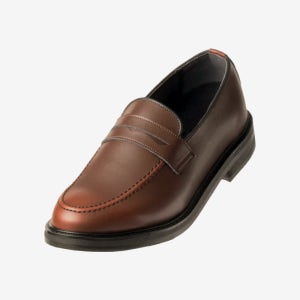 프리토 소가죽 브라운 페니로퍼 남성구두 정장구두 게릭 5cm