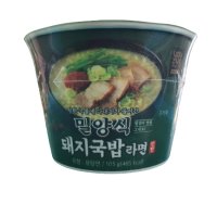 [컵라면] 밀양식 돼지국밥라면 105g(465kcal) X 12개 (1박스)