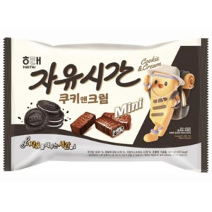 자유시간 미니 400g 쿠키앤크림 초코바 초콜릿