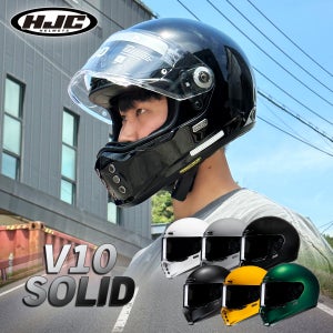 HJC 홍진헬멧 V10 클래식 풀페이스 헬멧 유광블랙