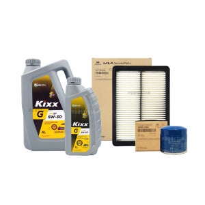 올뉴쏘렌토UM 2.0가솔린터보 엔진오일교환 오일세트 킥스G(5L)+필터35505-A9100