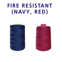 청송표 재봉사 방염사 네이비, 레드 (STRONG AND FIRE RESISTANT THREAD) - 난연 고강력 재봉실 메타 아라미드 실