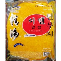 알밥용단무지 채썬 단무지 잘게 잘린 덮밥용 1kg