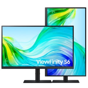삼성전자 LS27B610EQKXKR 68.4CM (27인치) 컴퓨터 모니터 QHD 고해상도 피봇 IPS패널 75Hz S27B610
