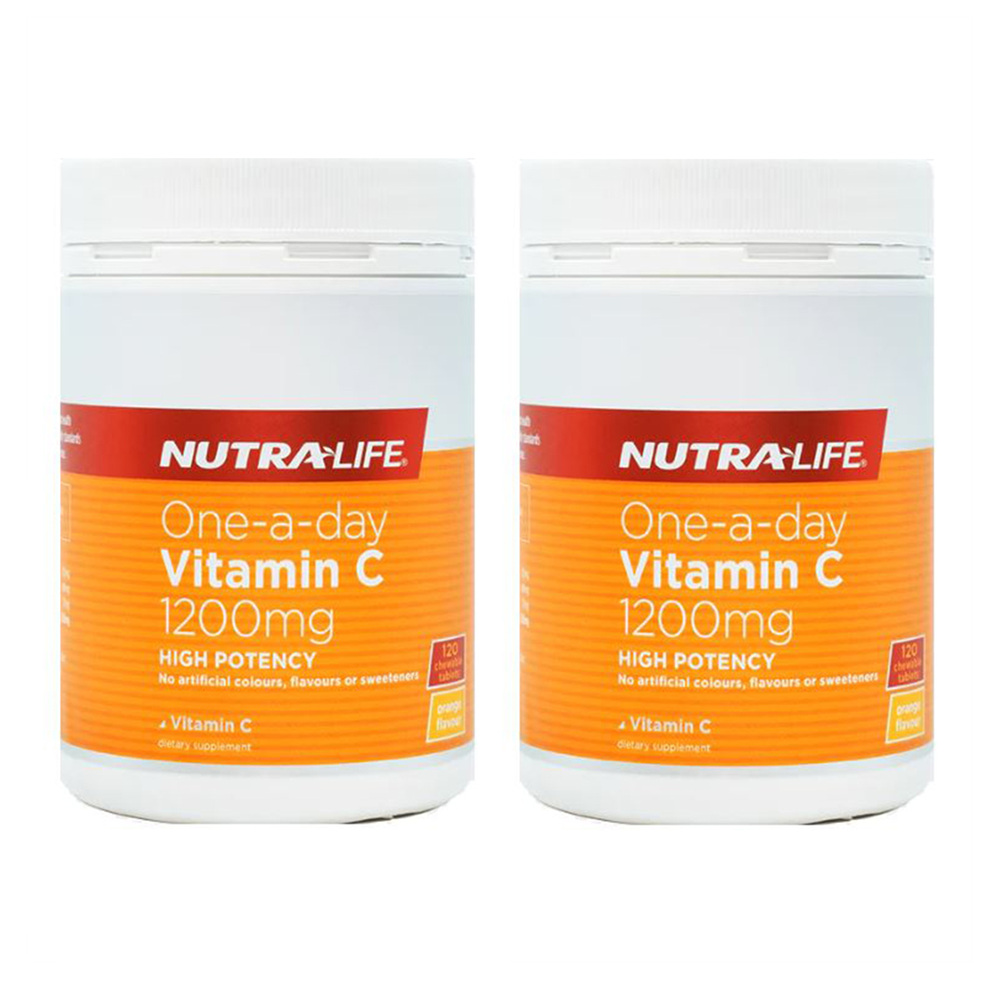NUTRALIFE VITAMIN C 1200MG <b>뉴트라</b>라이프 비타민C 츄어블 120정 2팩