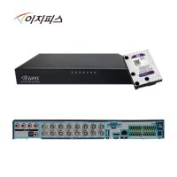 이지피스 DVR CCTV 녹화기 400만화소 16채널 QHDVR-4116H 2TB