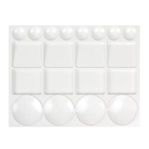 평판 팔레트 20칸 라지사이즈 수채화 물감 키즈 미술용품 뚜껑 파레트 물감놀이