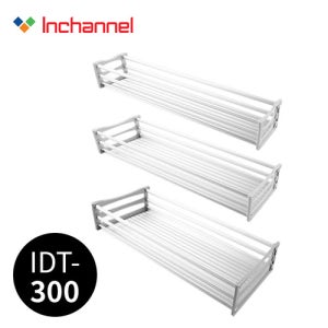 인채널 싱크대양념장 슬라이딩 인출식레일선반 댐핑망장 300용 IDT-300