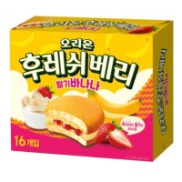 오리온 후레쉬베리 딸기바나나 448g